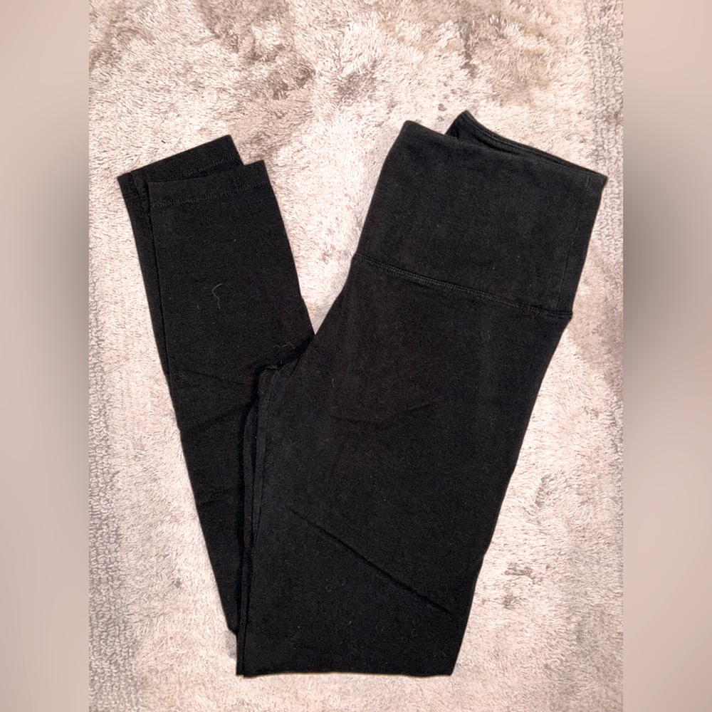 VS PINK high waisted cotton leggings. 4 pair bundle